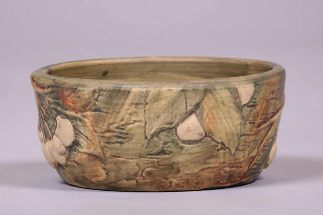 Weller Baldwin Bowl: Weller Baldwin bowl. Unsigned. 7"d x 3"h. This lot is being sold to benefit The Dirk van Erp Foundation. We box and ship ourselves, to keep shipping costs low. We do not use a packaging service, unles