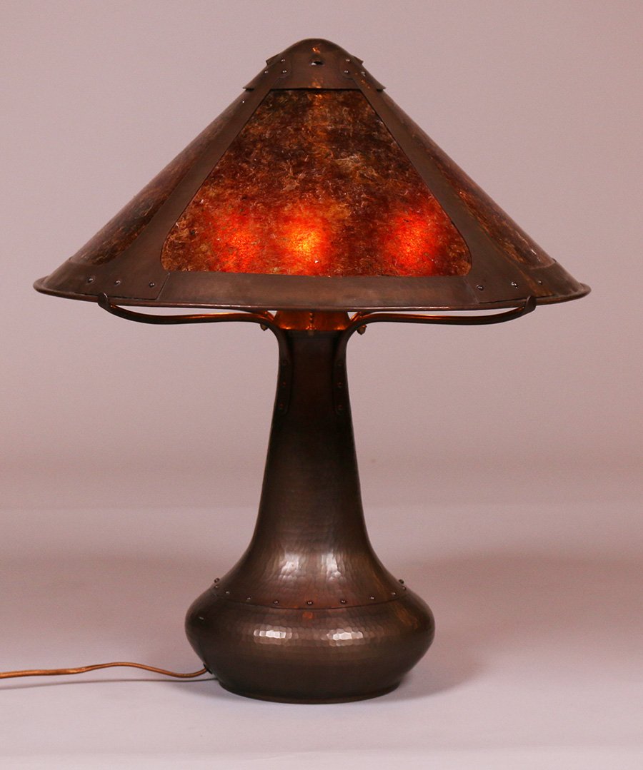 Contemporary James K. Davies Rivetbase Lamp (1 of 7)