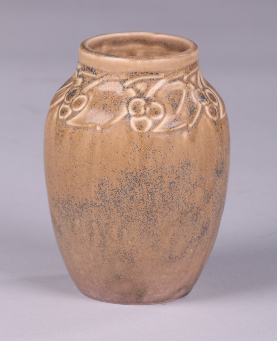 Rookwood 1923 Matte Brown Vase (1 of 3)