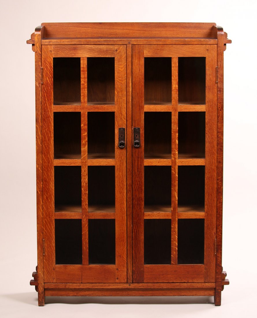 L&JG Stickley 2-Door Bookcase (1 of 4)