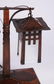 Gustav Stickley Hammered Copper Double Lamp - 2