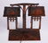 Gustav Stickley Hammered Copper Double Lamp - 4