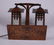 Gustav Stickley Hammered Copper Double Lamp - 5