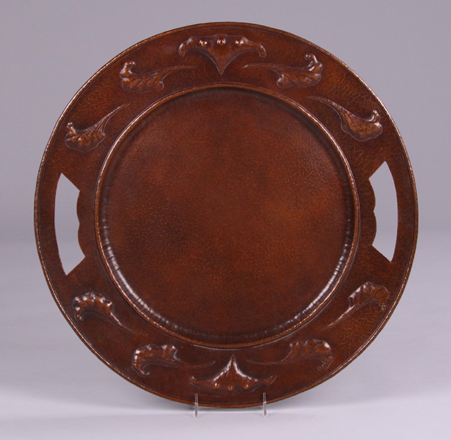 OMS/Benedict Hammered Copper Charger (1 of 2)