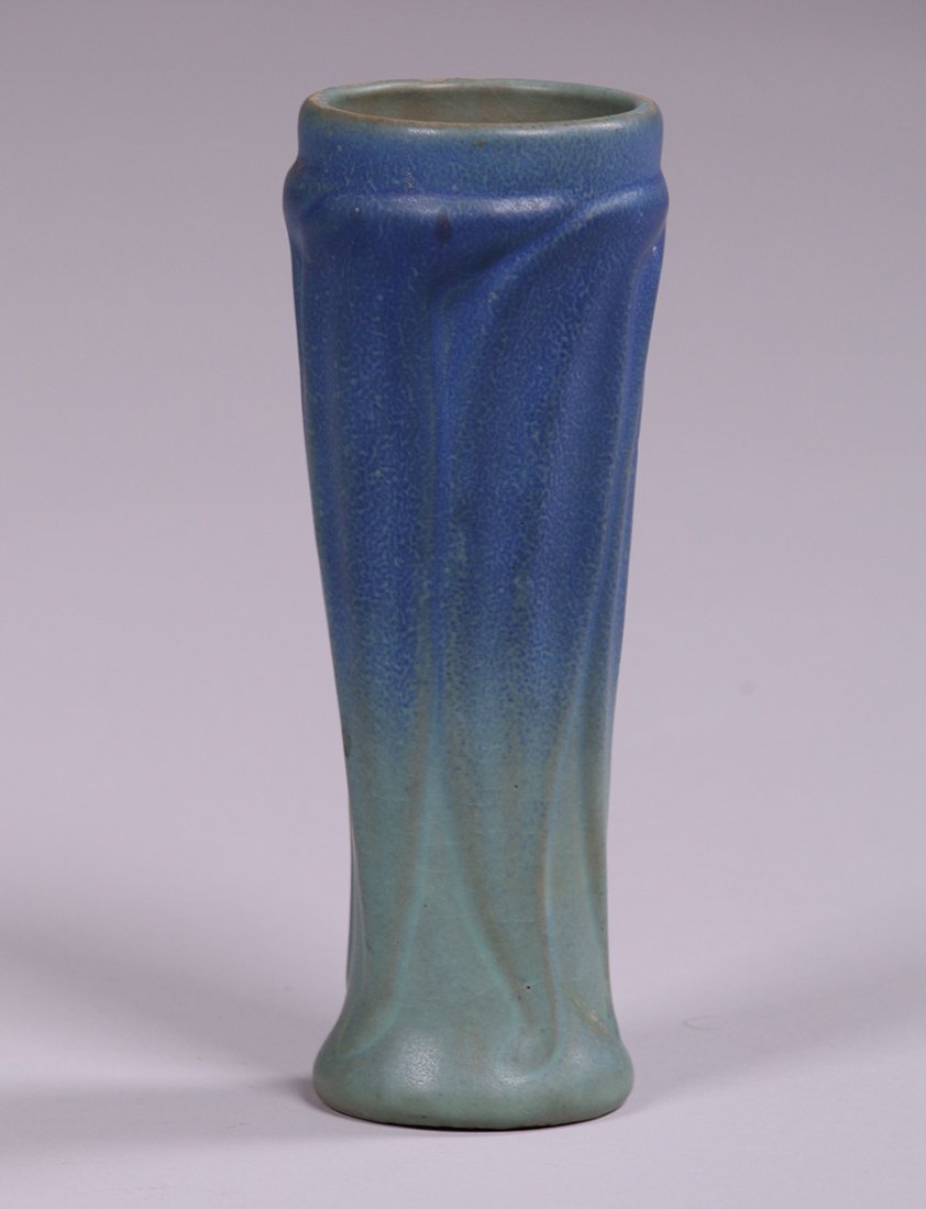 Van Briggle Matte Blue Vase (1 of 3)