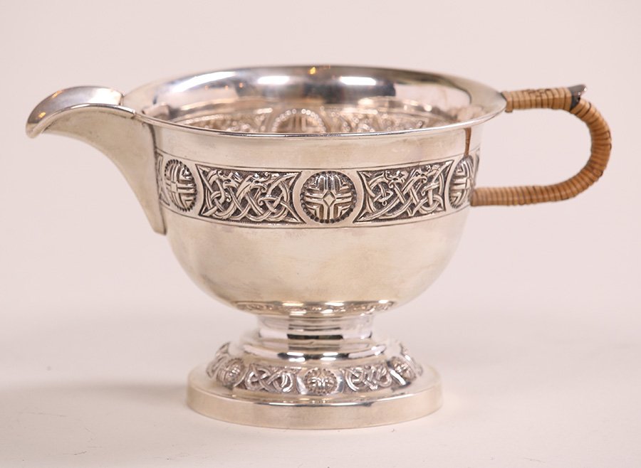 Irish Arts & Crafts Silver Creamer (1 of 8)