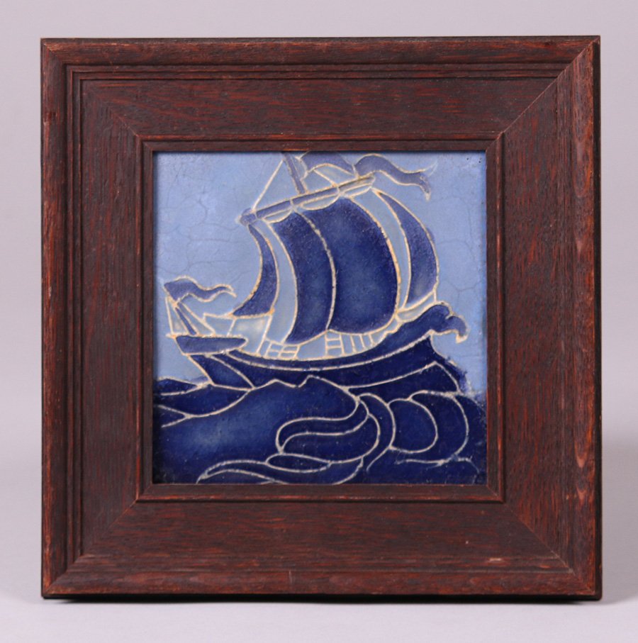 Wheatley Framed Ship Tile (1 of 2)
