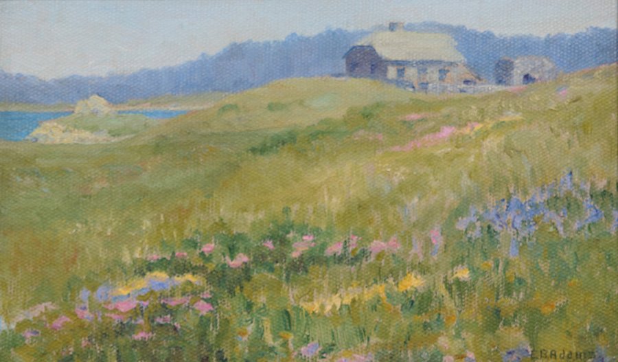 Eva Belle Adams Painting of Carmel (1 of 6)