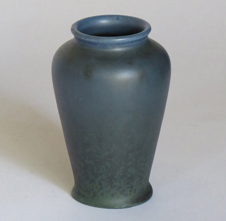 Small Grand Feu Matte Blue Vase (1 of 3)