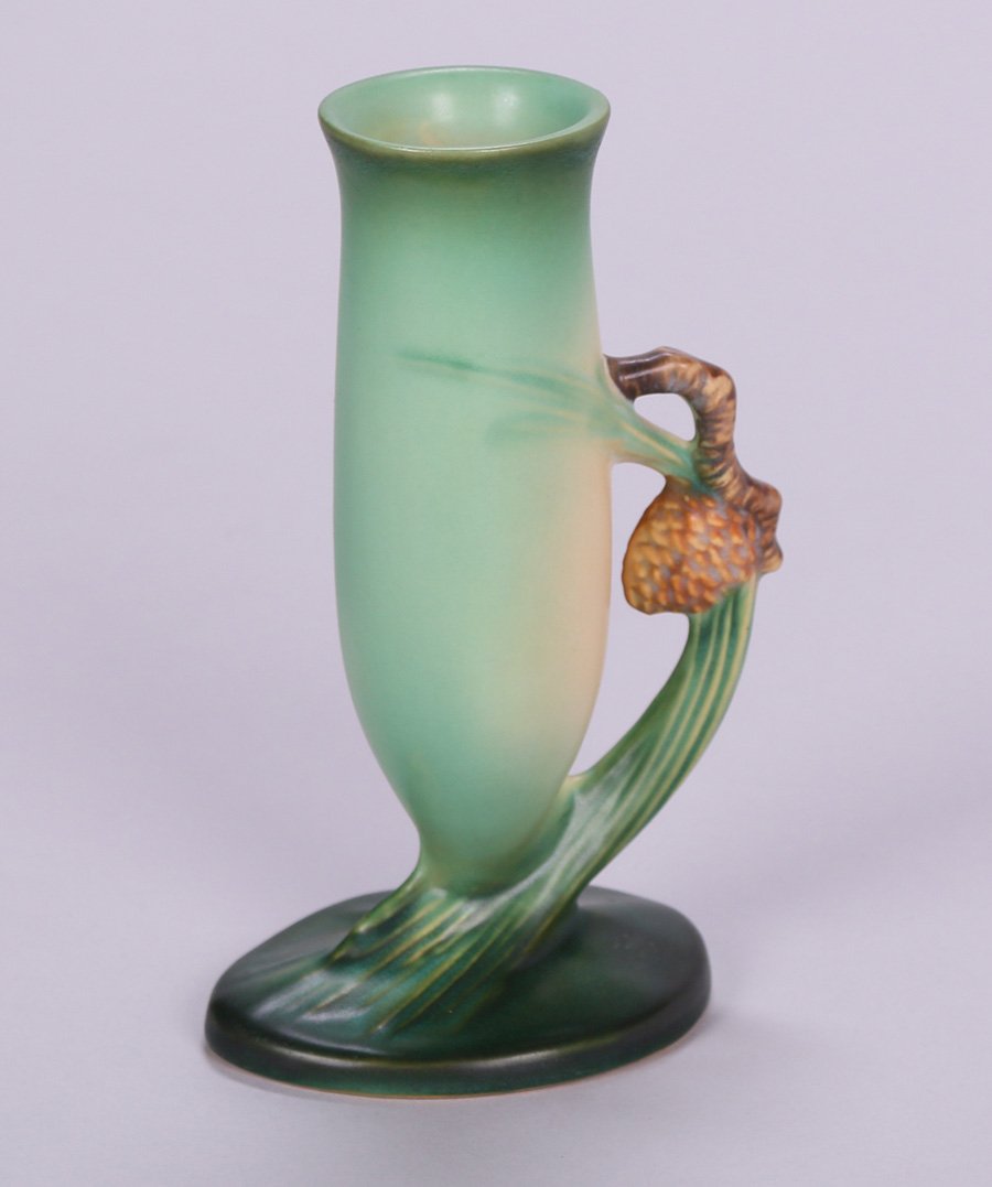 Roseville Green Pinecone Vase #479-7 (1 of 2)