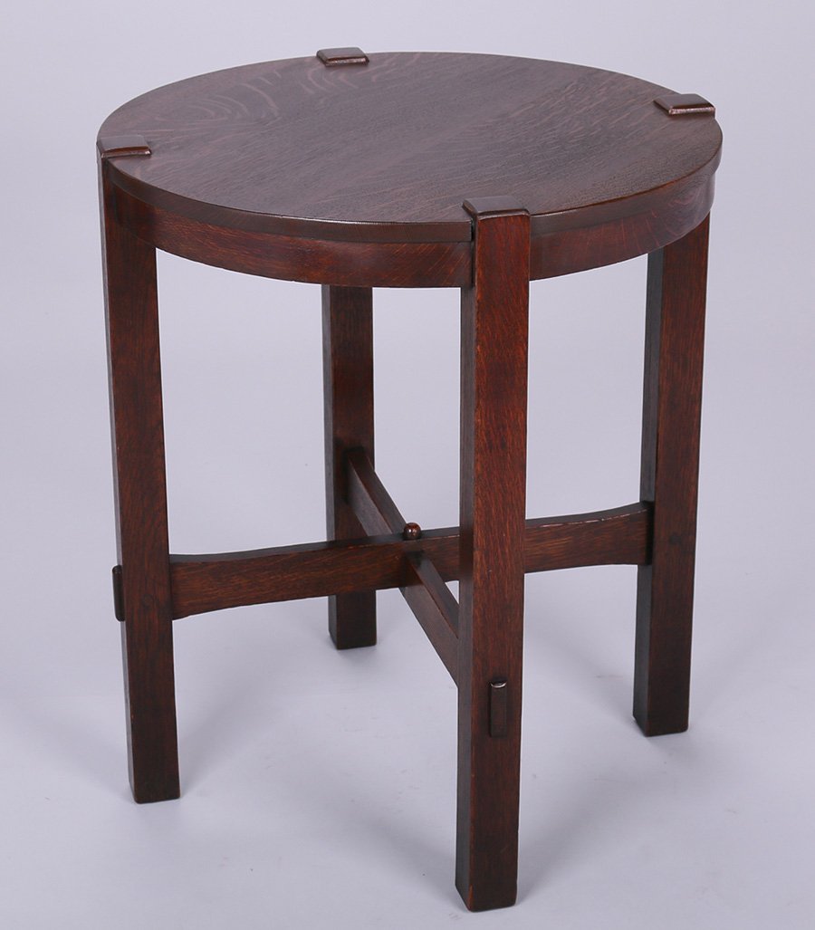 Early Gustav Stickley #436 Lamp Table c1902 (1 of 3)
