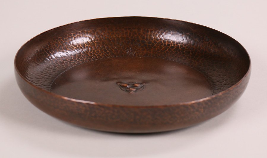 Roycroft Hammered Copper Bowl (1 of 2)