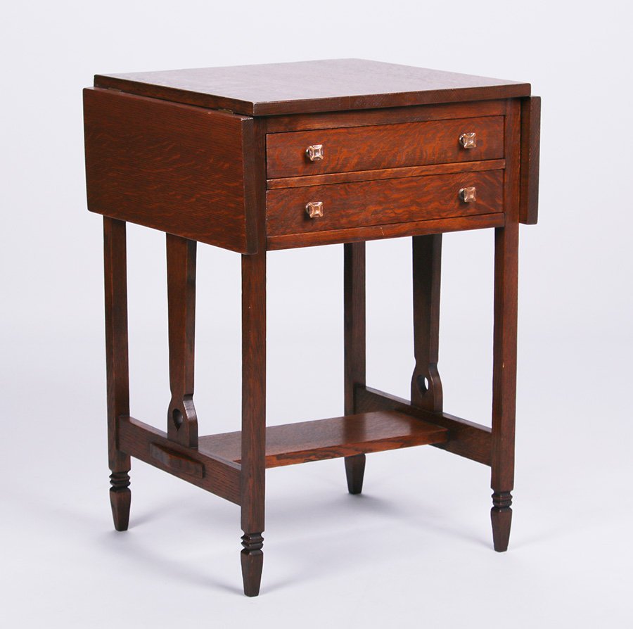 Grand Rapids Cutout Dropleaf Stand (1 of 4)