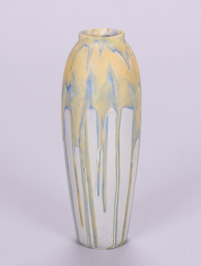 Weller Pottery Vase with Drip Glaze (1 of 3)