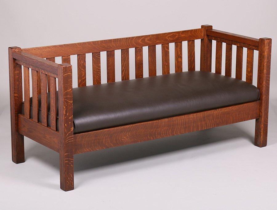 Stickley Brothers Evenarm Settle (1 of 2)