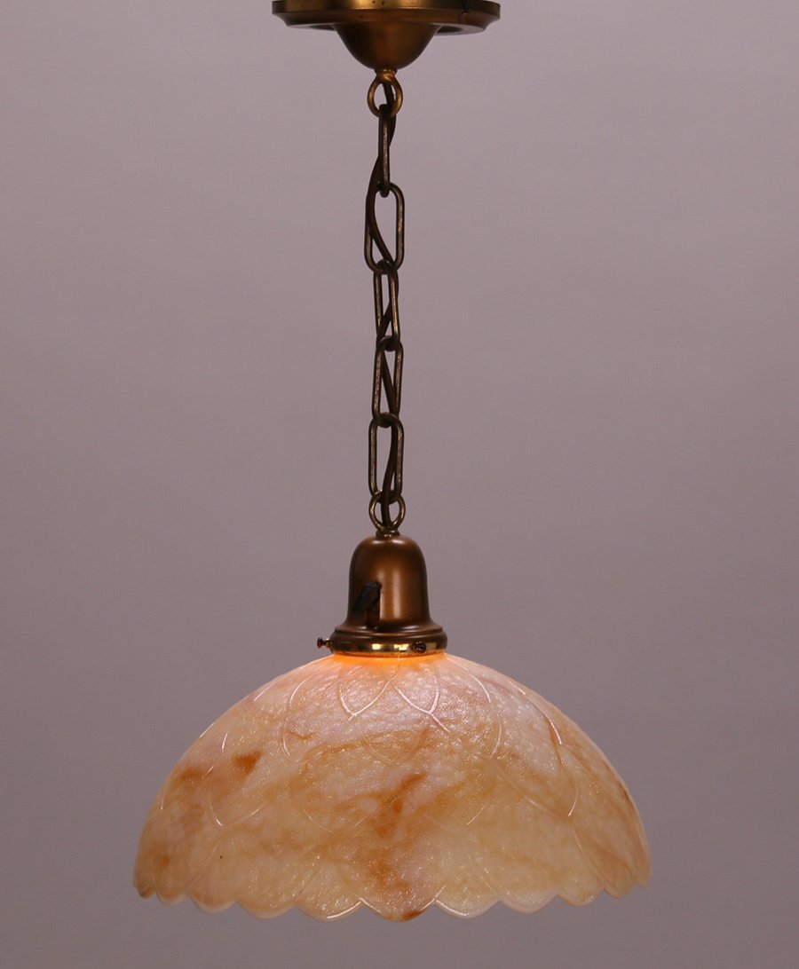 Arts & Crafts Hanging Light c1920s (1 of 2)