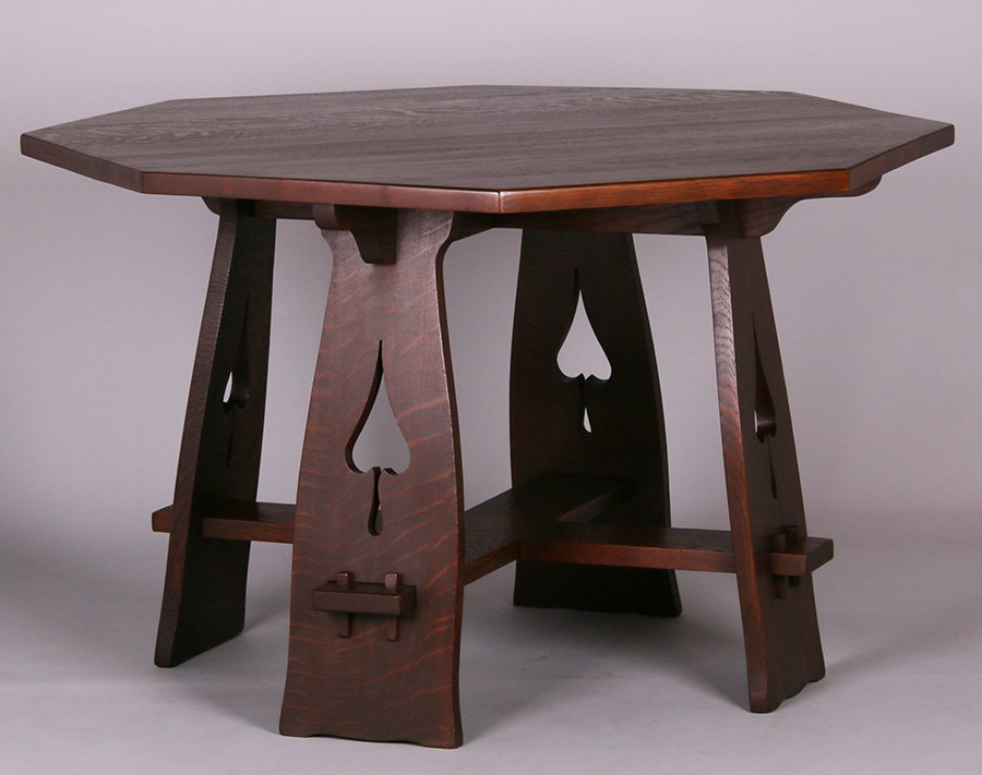 Limbert Spade Cutout Octagonal Table #120 (1 of 1)