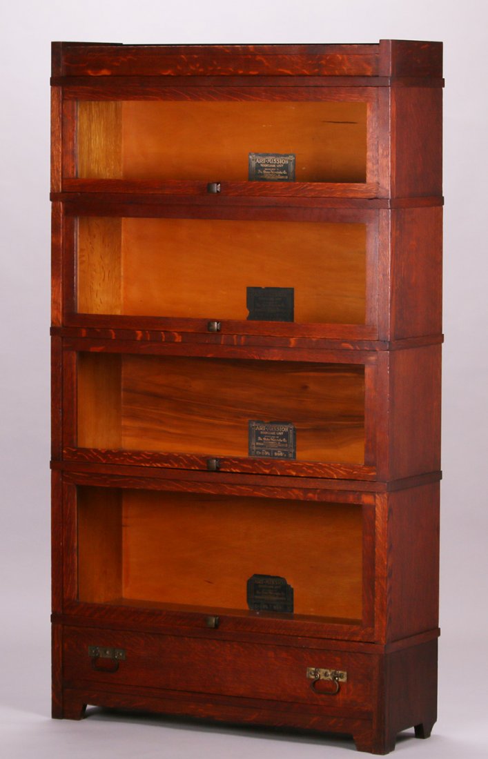 GlobeWernicke Art Mission Tall Stacking Bookcase