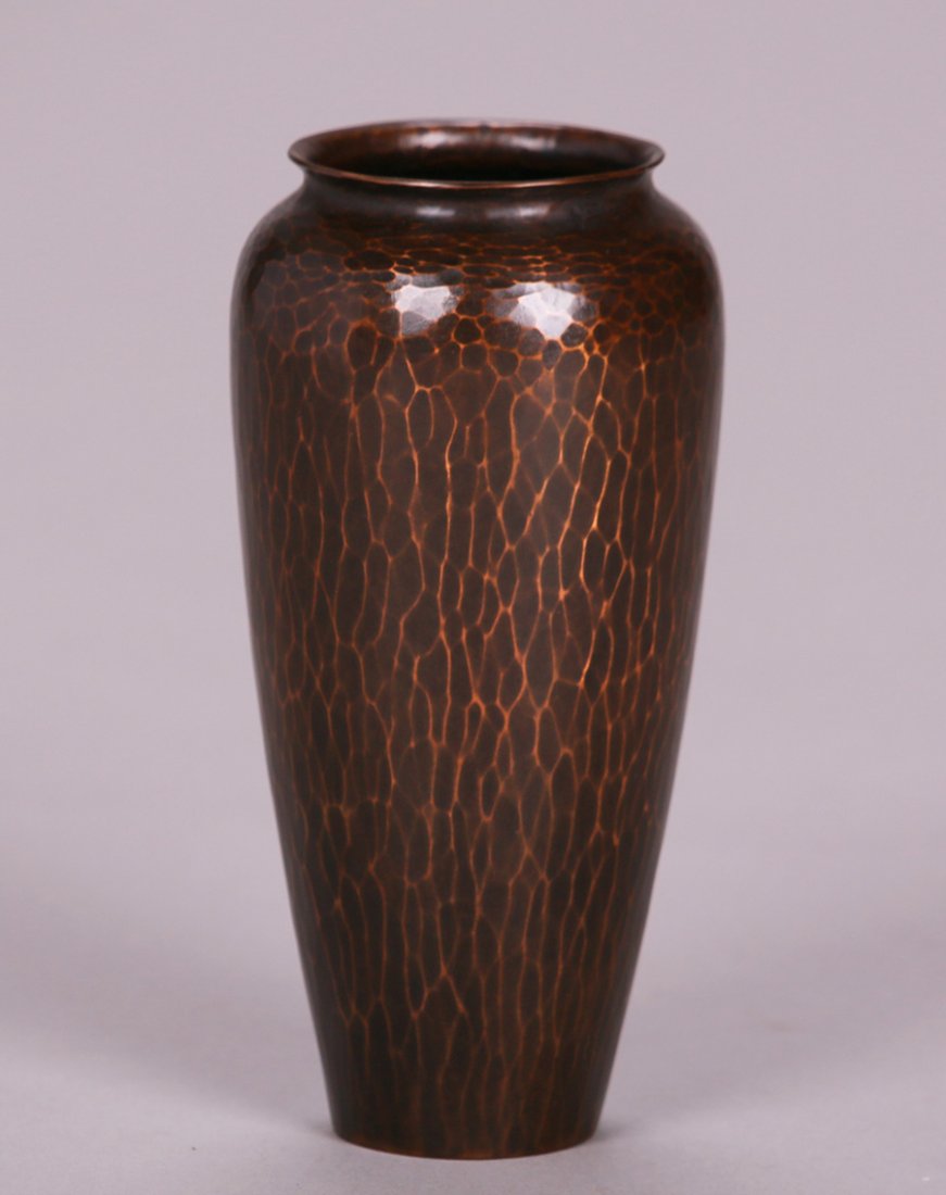 Exquisite Roycroft Hammered Copper 6" Vase (1 of 3)