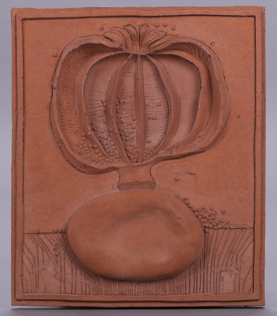 Modernist Clay Tile "Earth" (1 of 4)