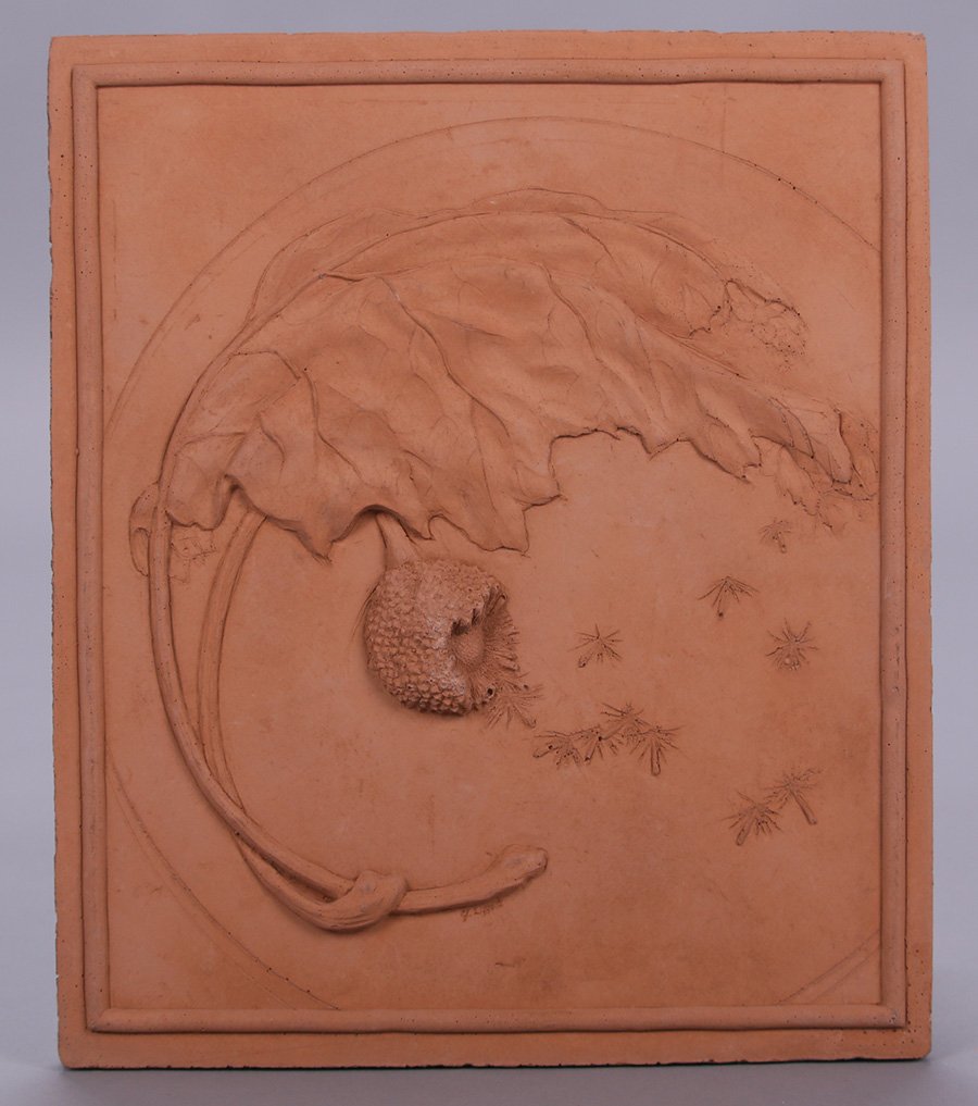 Modernist Clay Tile "Fall" (1 of 3)