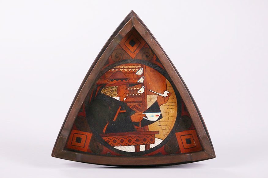 Dutch Arts & Crafts Inlaid Tray (1 of 1)