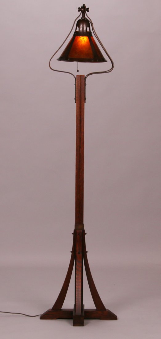 Contemporary Michael Adams Gustav Stickley Floor Lamp (1 of 4)