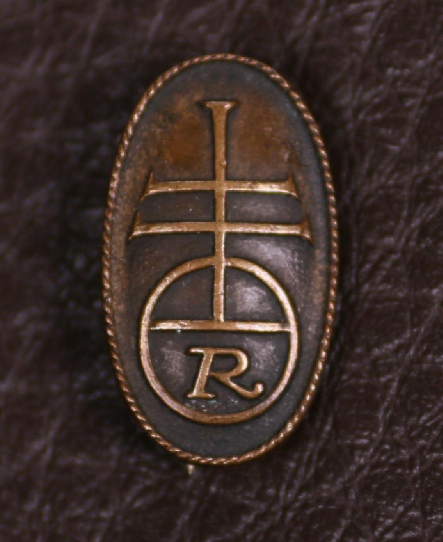 Roycroft Brass Lapel Pin (1 of 2)
