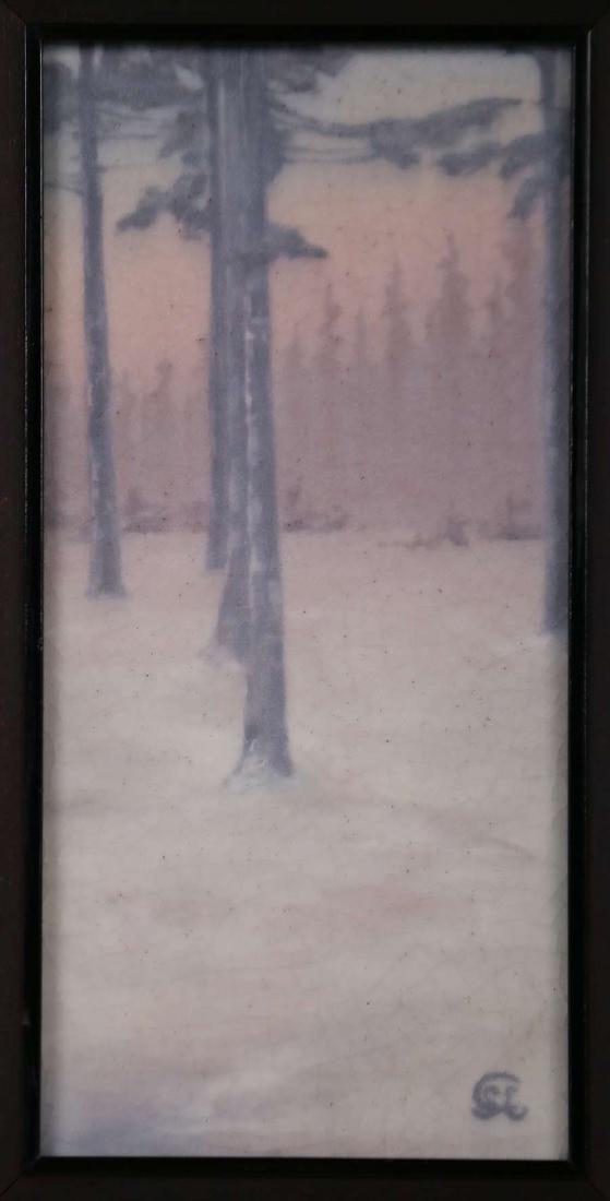 Rookwood Scenic Tile "Winter in Colorado" by Sally (1 of 3)