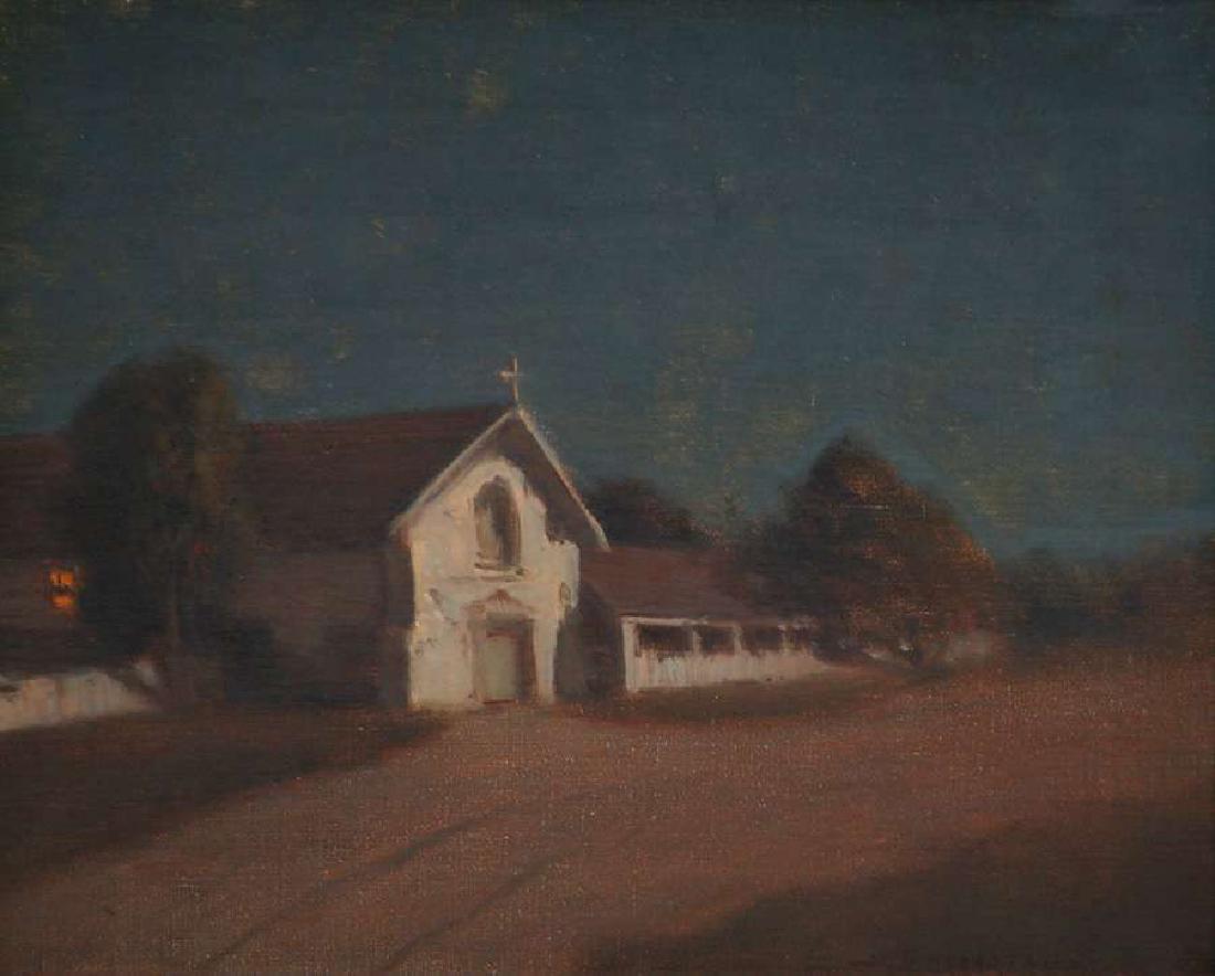 Henry Macartney Sonoma Mission Painting c1910 (1 of 4)
