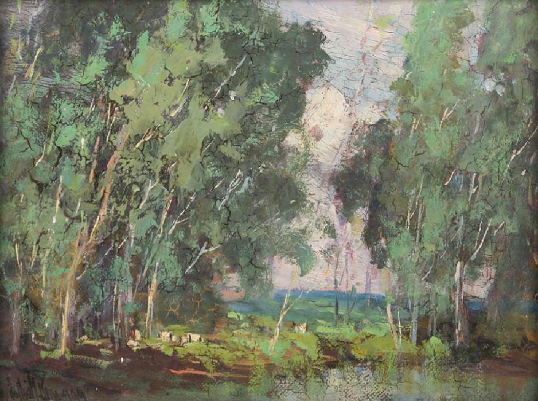 California Impressionist Painting c1910 (1 of 5)