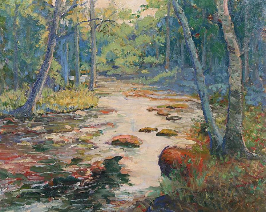 Cora Otis Arts & Crafts Impressionist Painting (1 of 4)