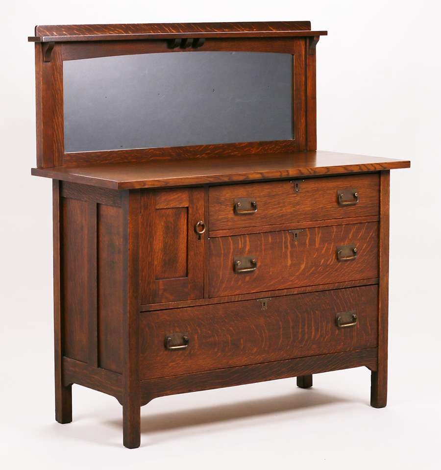 Stickley Brothers Sideboard with Mirror (1 of 2)