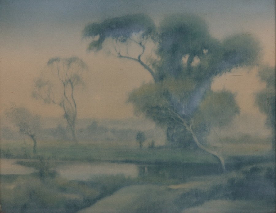 Rookwood Artist Fred Rothenbusch Print "River Meadows" (1 of 3)