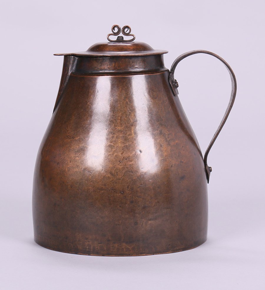 Hull House Chicago Hammered Copper Pitcher (1 of 6)