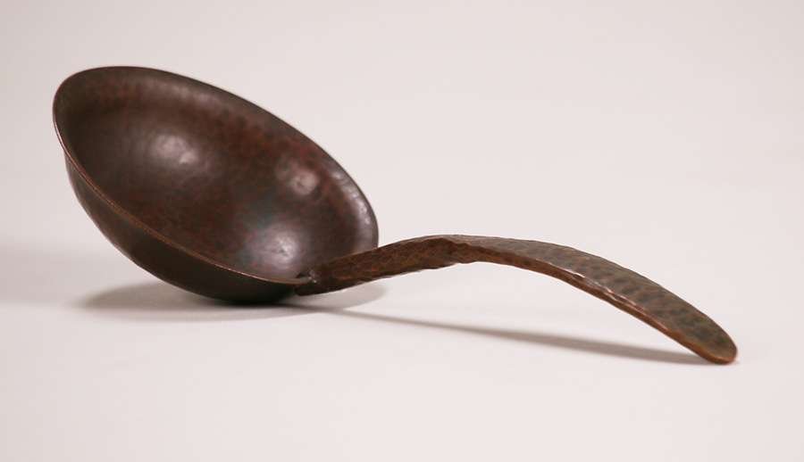 Arts & Crafts Hammered Copper Ladle c1910 (1 of 1)