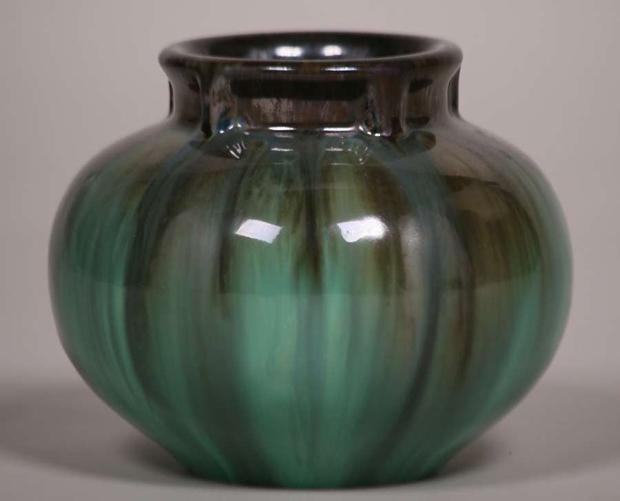 Fulper Pottery Spherical Vase (1 of 2)