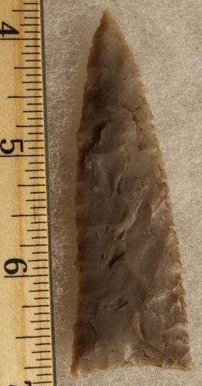 Central Texas Friday knife Stermer: estate of John Koehler personally field collected by Mr. Koehler in 1940's - 1950's. This point has been inspected and deemed authentic and typed by Ben Stermer of Western Typology. The point is not p