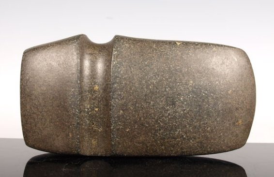 Great Hohokam 3/4 grove Pioneer stone axe: Culture: Native American Classification: Hohokam, Gila Butte Phase Date: 500 AD - 700 AD