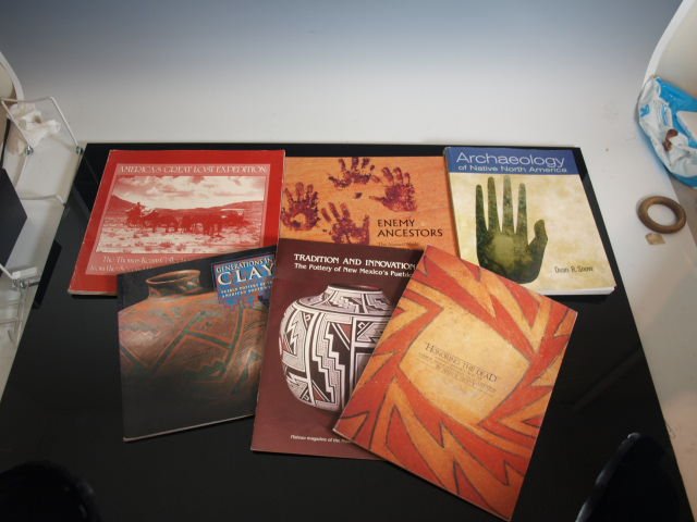 6 books on Native American ceramics: Tradition and Innovation of New Mexico Pueblos Generations in Clay Archaeology of Native North America