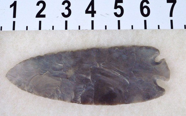 Huge central Texas Edwards Plateau Chert Knife / point: Type: Texas Early Archaic Period 6000 BC Material: Edwards Plateau Chert Length: 6 1/4 inches long Prov