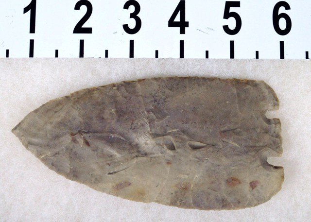 Huge central Texas Edwards Plateau Chert Knife / point: Type: Texas Early Archaic Period 6000 BC Material: Edwards Plateau Chert Length: 5 3/8 inches long Prov