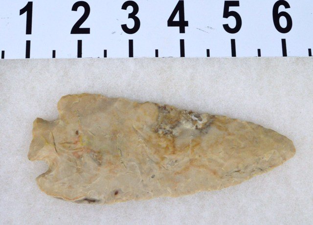 Huge central Texas Edwards Plateau Chert Knife / point: Type: Texas Early Archaic Period 6000 BC Material: Edwards Plateau Chert Length: 5 1/8 inches long Prov