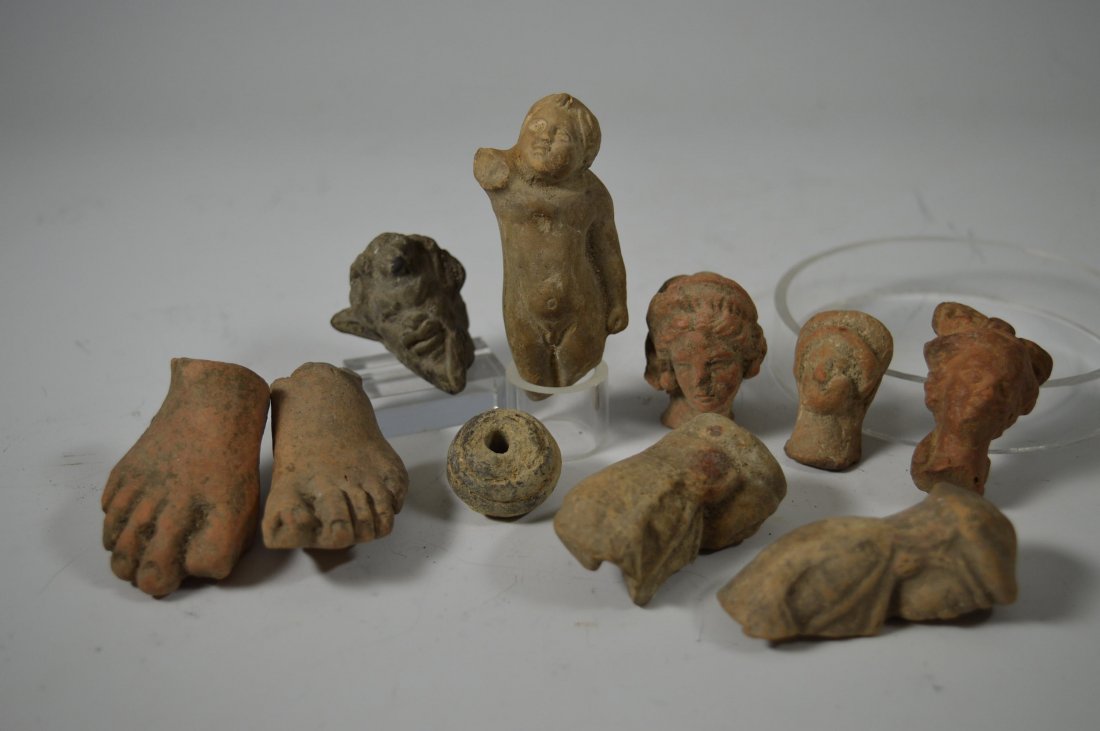 Greek / Roman 11 pieces pottery (1 of 2)