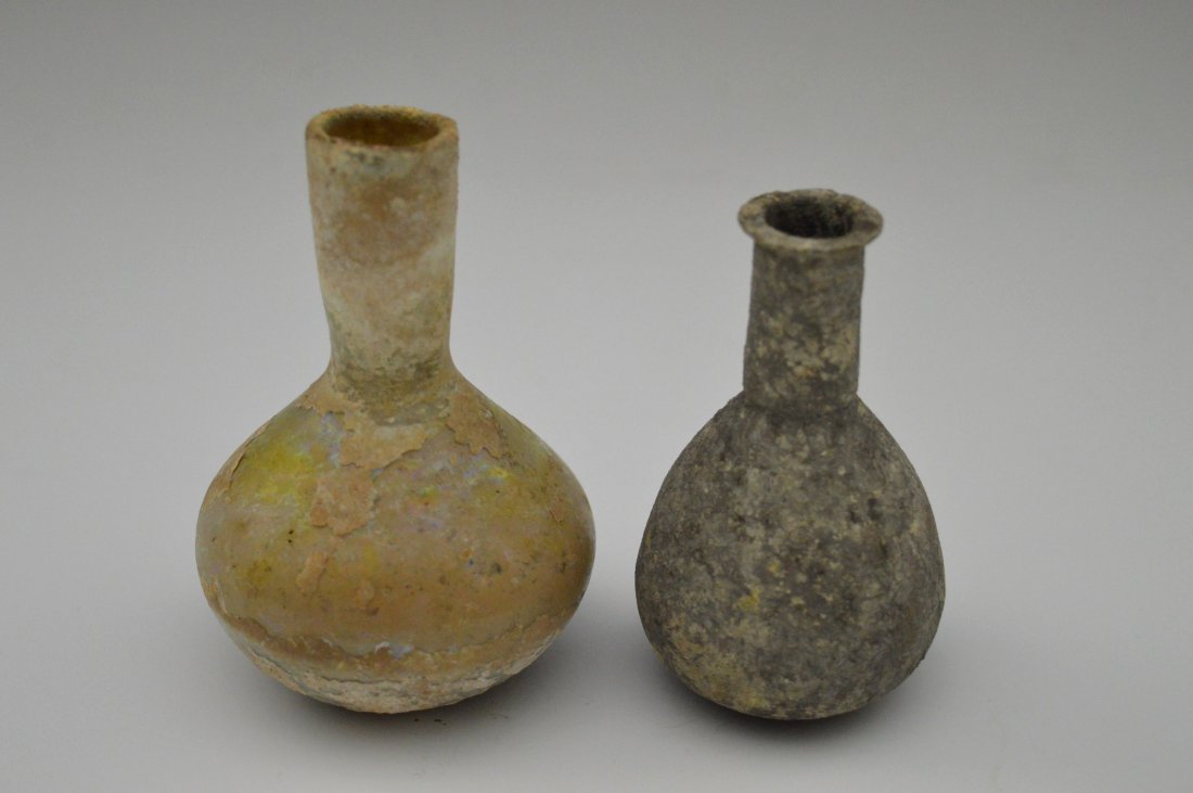 Two Roman vials, one glass (1 of 2)