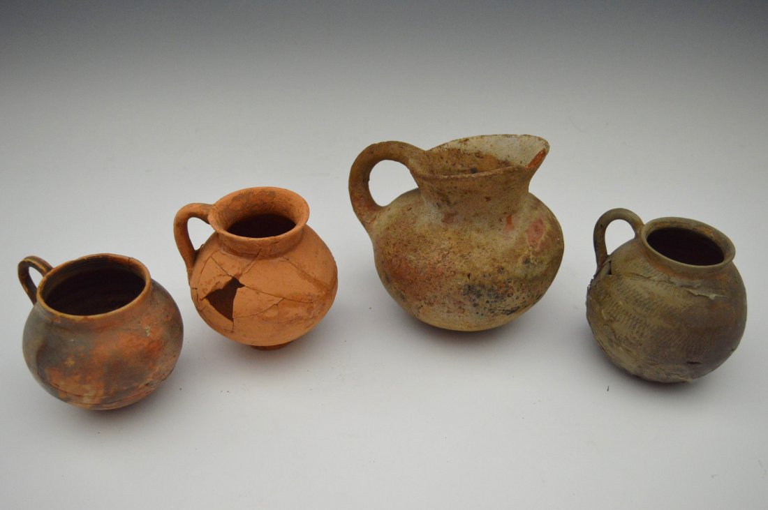 Four Roman ceramic pitchers (1 of 2)
