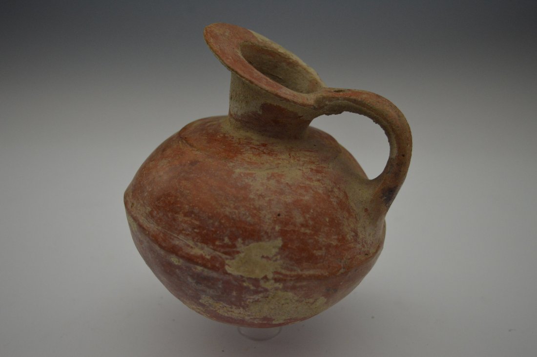 Cypriot red ware pottery Jug (1 of 3)
