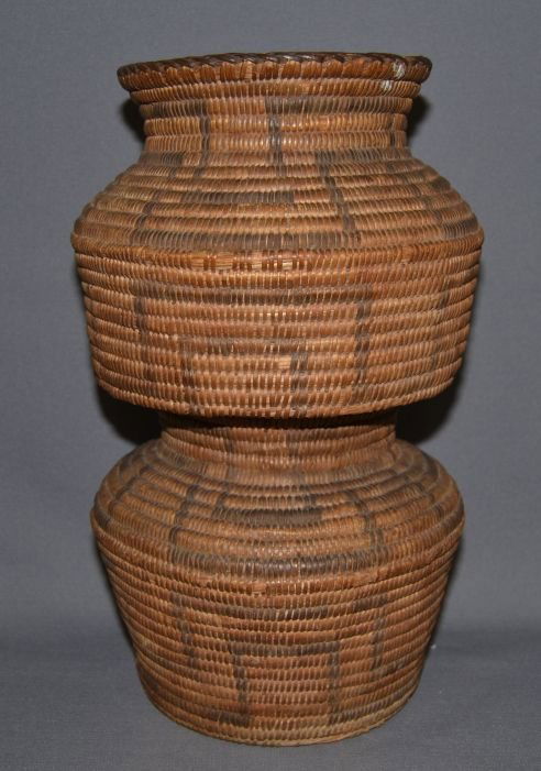 Large Early Double Pima Basket olla (1 of 6)