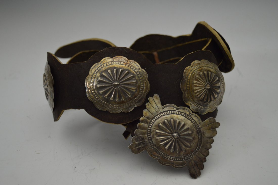 Navajo Silver Concho Belt (1 of 3)