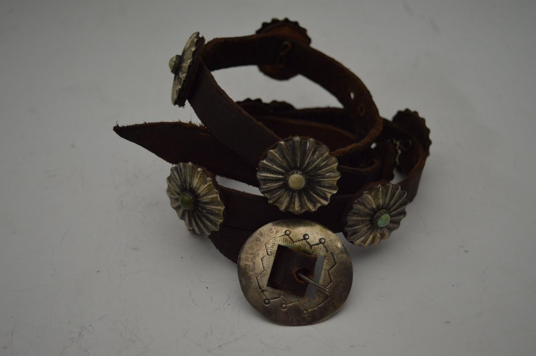 Navajo Silver Concho Belt (1 of 3)
